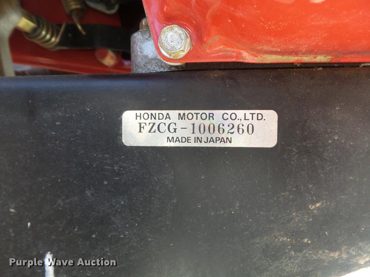 image for item DM9977 Honda FR750 tiller