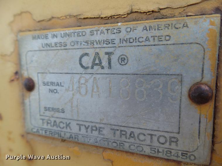 image for item DZ9318 1968 Caterpillar D8H dozer