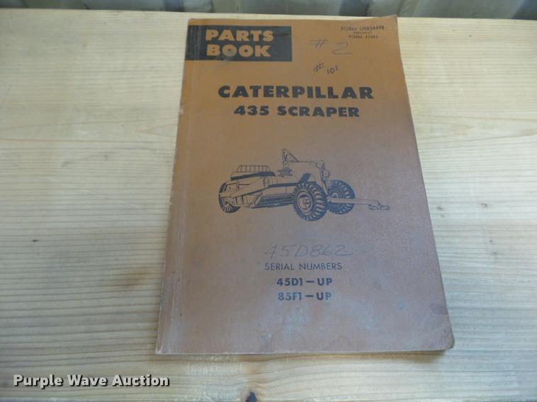 image for item DZ9328 Caterpillar 435F scraper