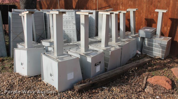 image for item DZ9862 (28) Florence Mfg. aluminum mailboxes