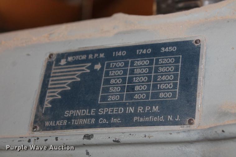 image for item DZ9864 Walker Turner drill press