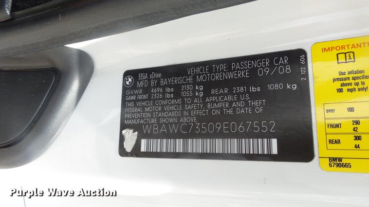 image for item EF9334 2009 BMW 335i