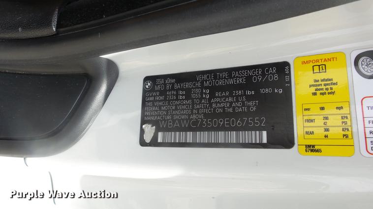 image for item EF9334 2009 BMW 335i