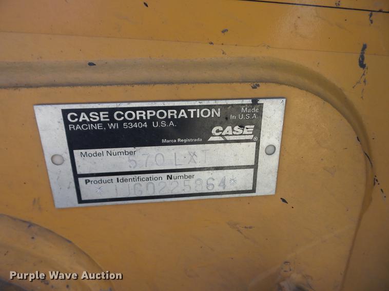 image for item EI9790 1996 Case 580L XT Series 2 landscape tractor