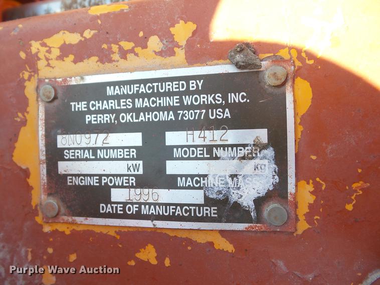 image for item EI9791 1997 Ditch Witch 5700 trencher