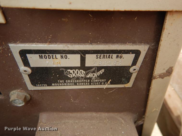 image for item EQ9813 Grasshopper 718 ZTR lawn mower