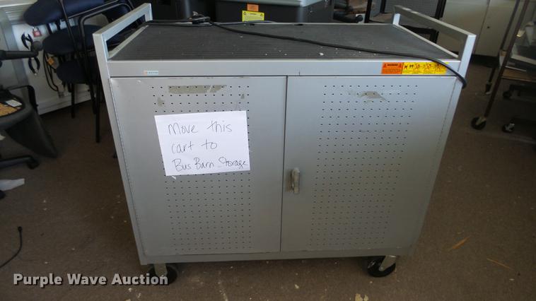 image for item EX9127 Approximately 50 laptop storage carts
