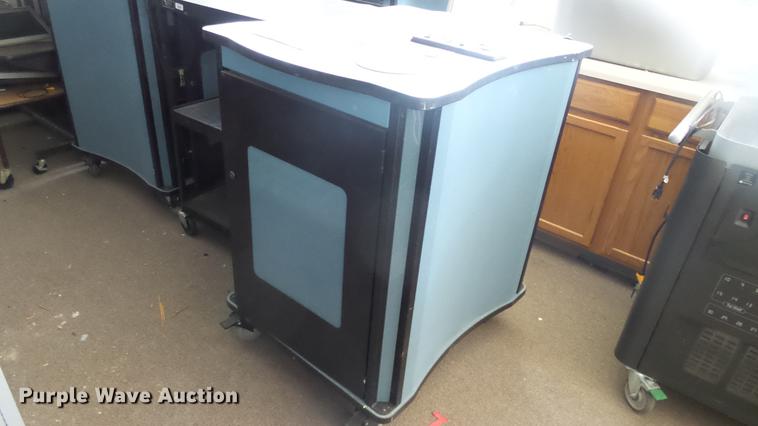 image for item EX9127 Approximately 50 laptop storage carts