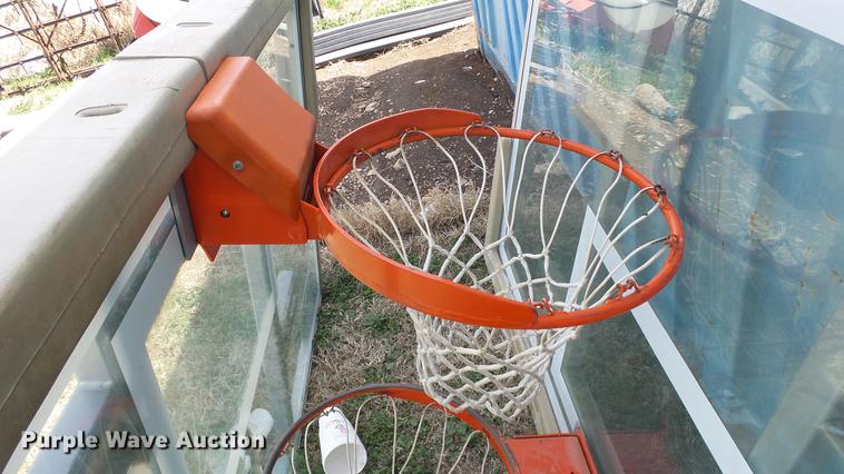image for item EX9128 (2) glass basketball goals