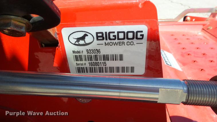 image for item EZ9500 Big Dog Black Jack ZTR lawn mower
