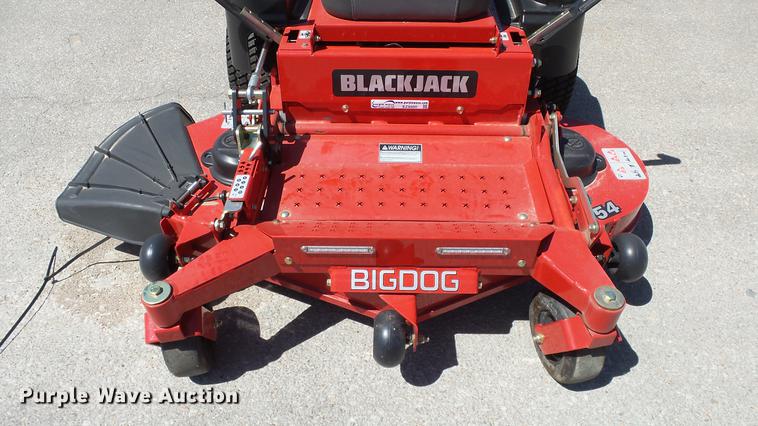 image for item EZ9500 Big Dog Black Jack ZTR lawn mower