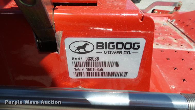 image for item EZ9501 Big Dog Black Jack ZTR lawn mower
