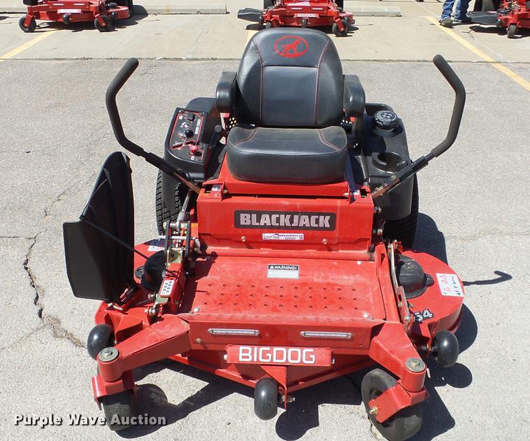 image for item EZ9503 Big Dog Black Jack ZTR lawn mower