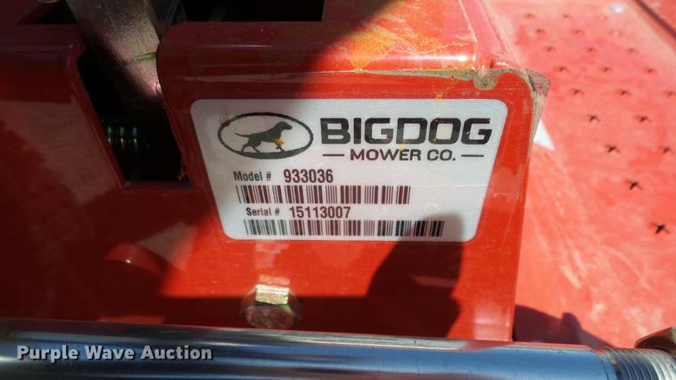 image for item EZ9503 Big Dog Black Jack ZTR lawn mower