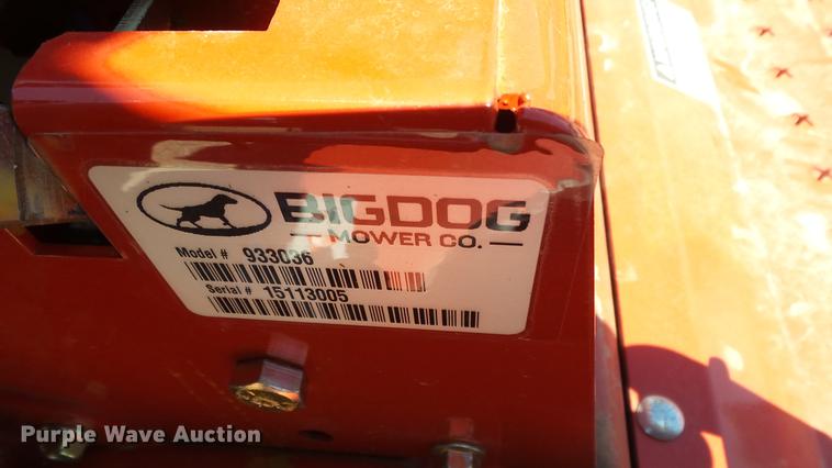 image for item EZ9504 Big Dog Black Jack ZTR lawn mower