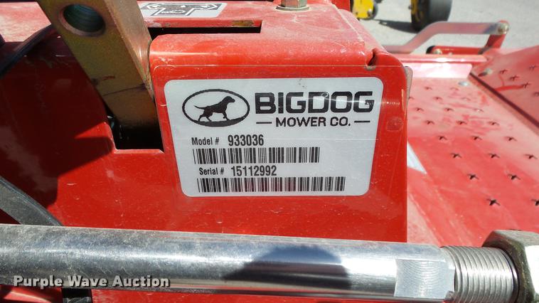 image for item EZ9506 Big Dog Black Jack ZTR lawn mower