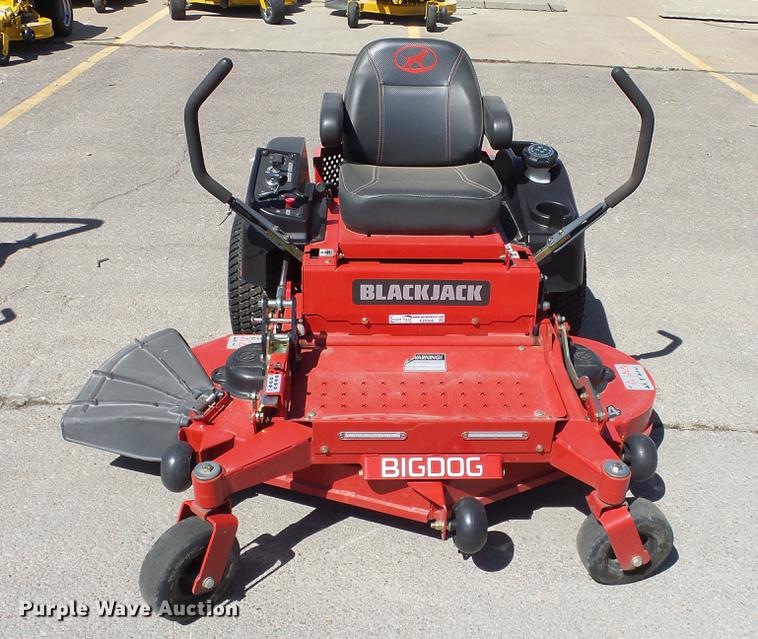 image for item EZ9508 Big Dog Black Jack ZTR lawn mower