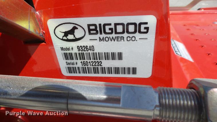 image for item EZ9511 Big Dog Black Jack ZTR lawn mower