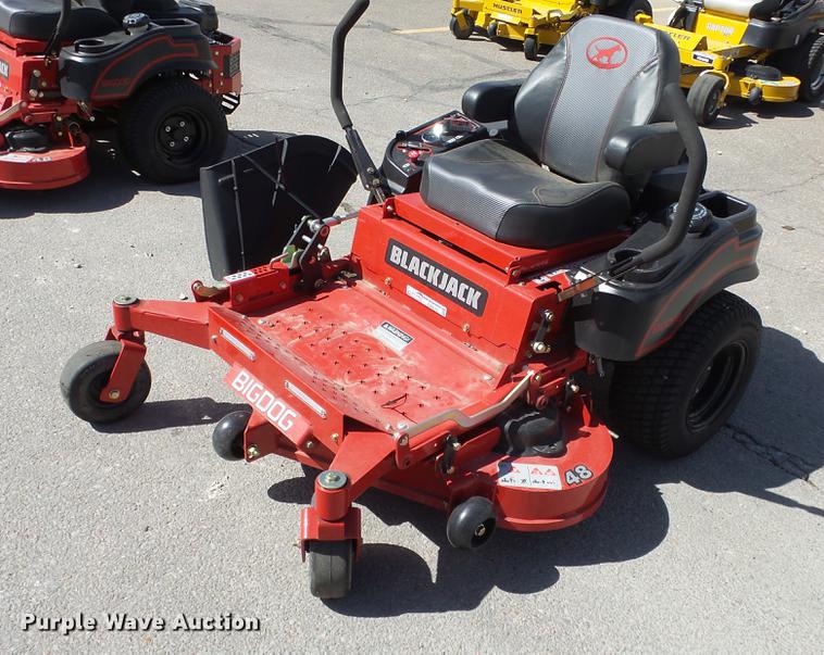 image for item EZ9513 Big Dog Black Jack ZTR lawn mower