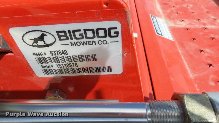 image for item EZ9514 Big Dog Black Jack ZTR lawn mower