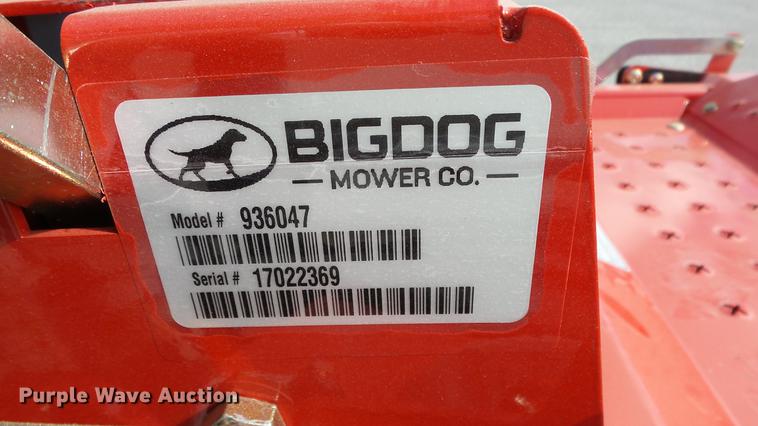 image for item EZ9533 Big Dog Black Jack ZTR lawn mower