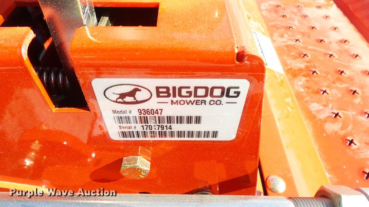 image for item EZ9537 Big Dog Black Jack ZTR lawn mower