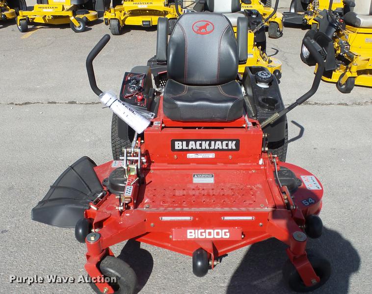 image for item EZ9540 Big Dog Black Jack ZTR lawn mower