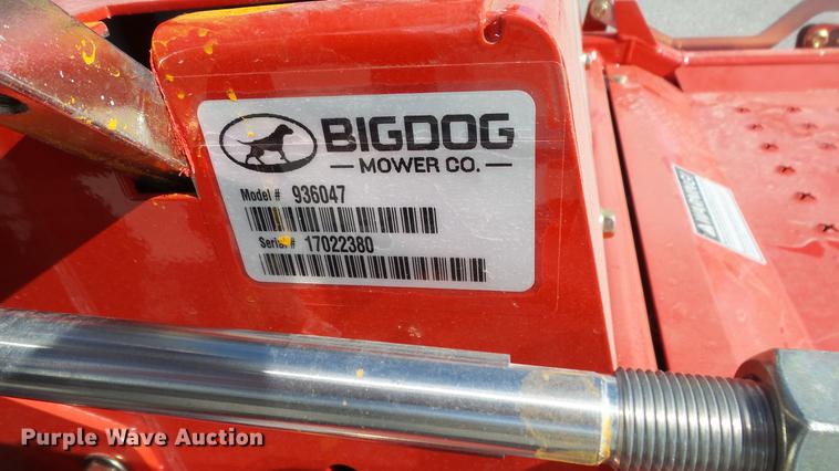 image for item EZ9540 Big Dog Black Jack ZTR lawn mower