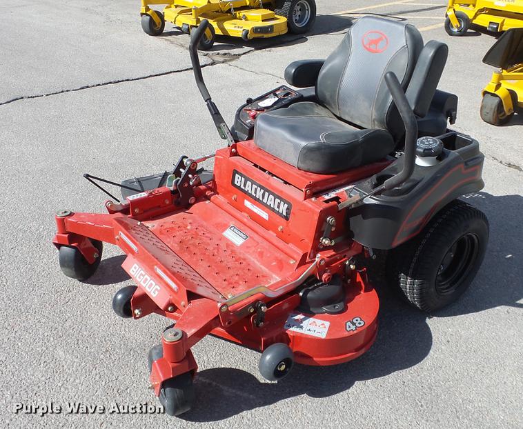image for item EZ9545 Big Dog Black Jack ZTR lawn mower