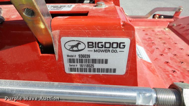 image for item EZ9545 Big Dog Black Jack ZTR lawn mower