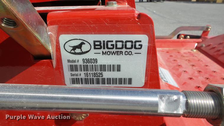 image for item EZ9545 Big Dog Black Jack ZTR lawn mower