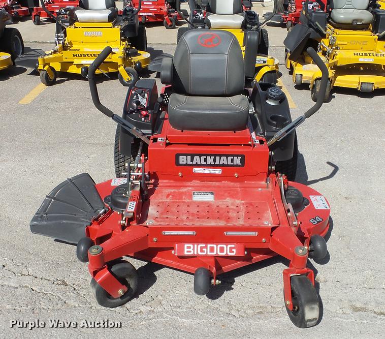 image for item EZ9556 Big Dog Black Jack ZTR lawn mower