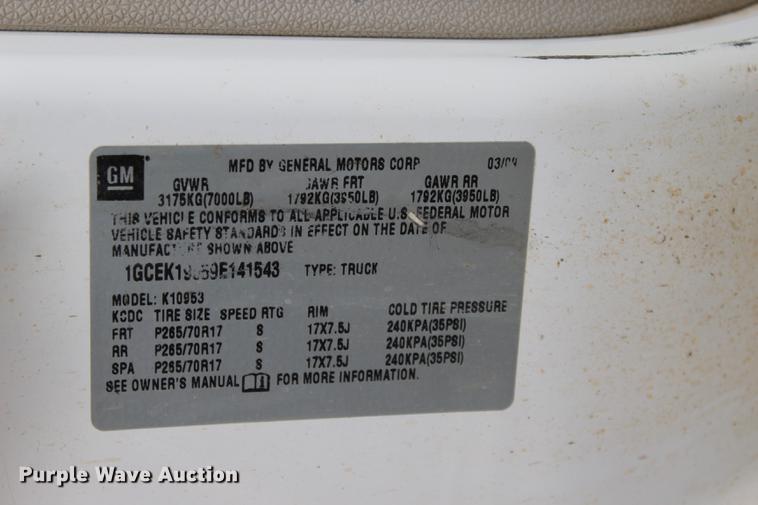 image for item BE9361 2009 Chevrolet Silverado 1500 Ext. Cab pickup truck