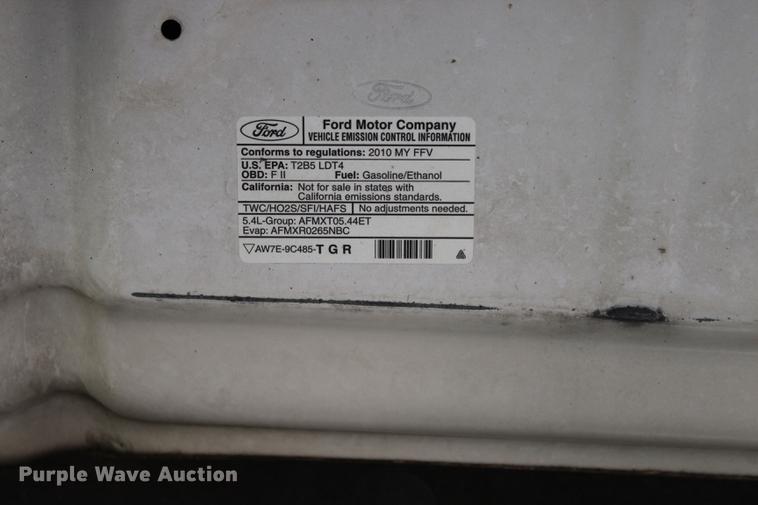 image for item BE9363 2010 Ford F150 XLT SuperCab pickup truck