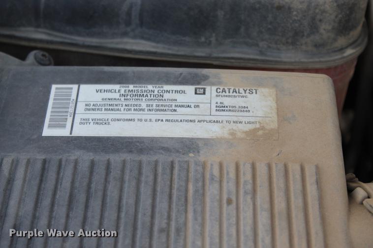 image for item BE9364 2008 Chevrolet Silverado 1500 pickup truck