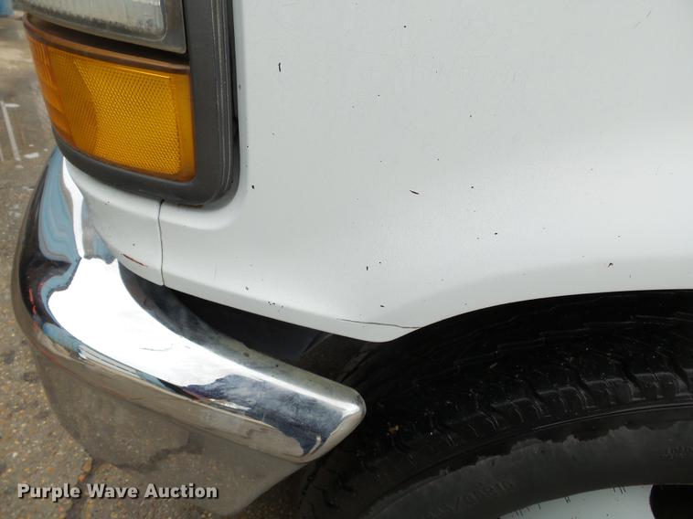 image for item DB7164 1994 Ford F350 Crew Cab flatbed truck