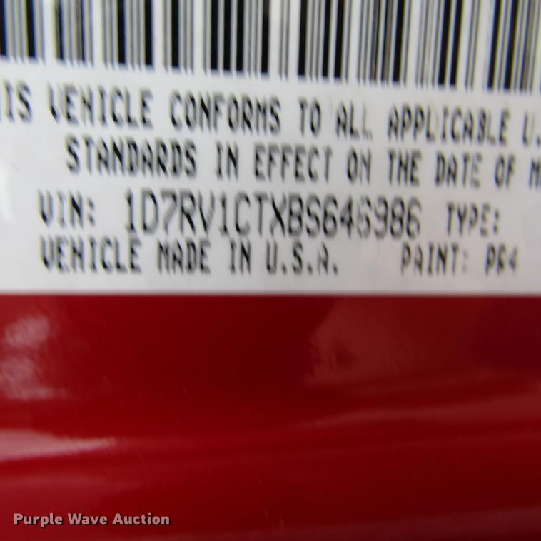 image for item DC0026 2011 Dodge Ram 1500 Quad Cab pickup truck