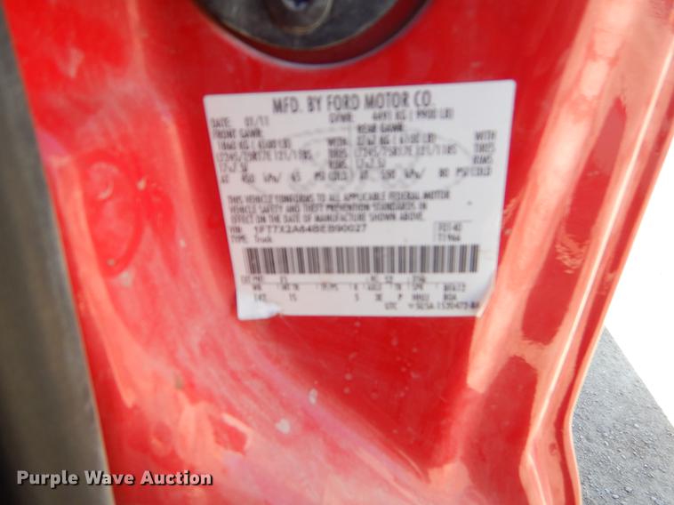 image for item DC2277 2011 Ford F250 Super Duty SuperCab pickup truck