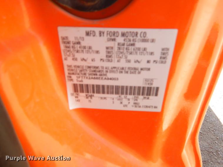 image for item DC2280 2014 Ford F250 Super Duty XL SuperCab pickup truck