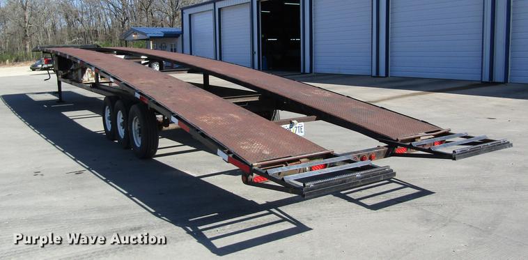 image for item DC4284 2002 Kaufman car carrier trailer