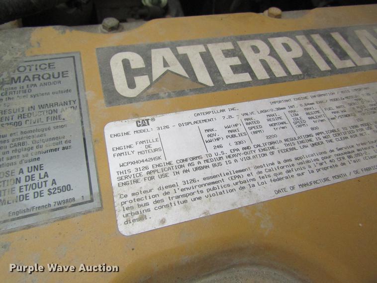 image for item DC4289 1998 Chevrolet C7500 box truck