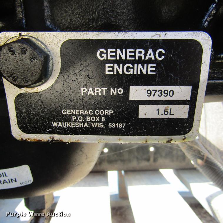 image for item DD2708 1998 Generac 00752-6 generator