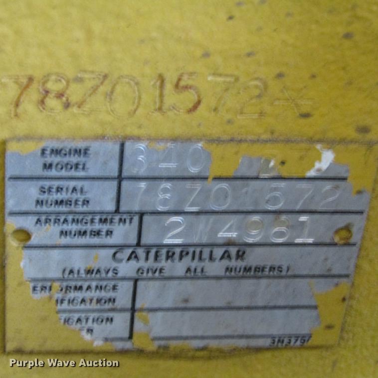 image for item DD2719 Caterpillar SR4 generator
