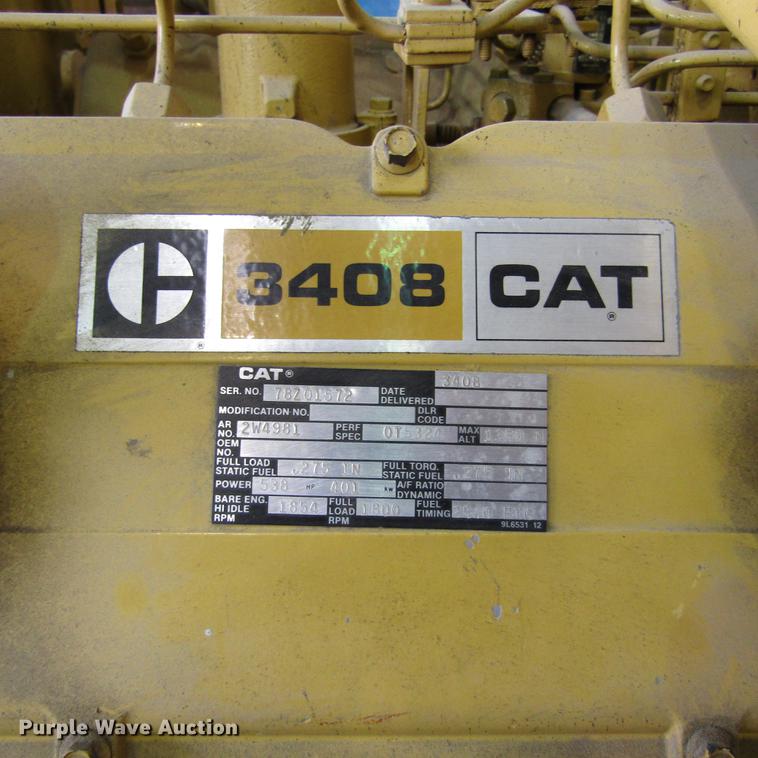 image for item DD2719 Caterpillar SR4 generator