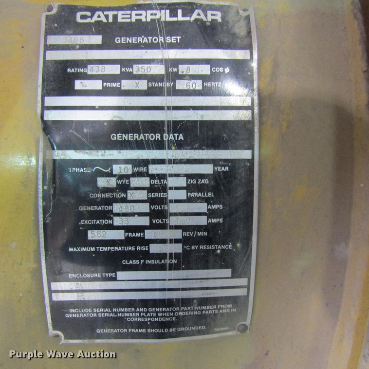 image for item DD2719 Caterpillar SR4 generator