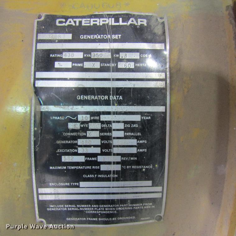 image for item DD2719 Caterpillar SR4 generator