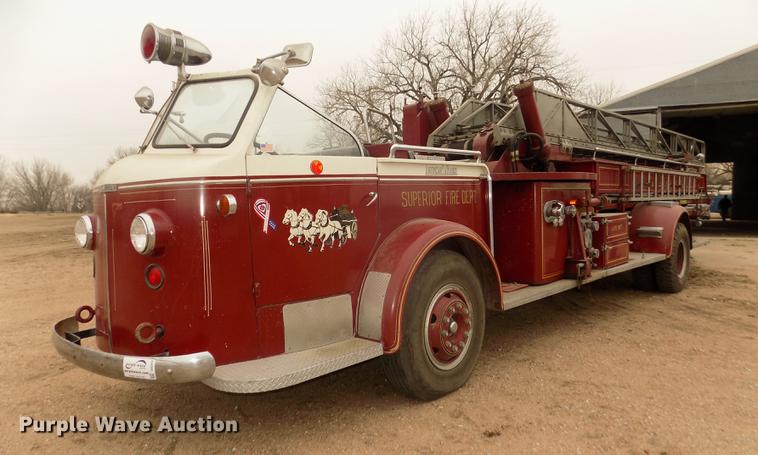 image for item DD2816 1958 American Lafrance ladder fire truck
