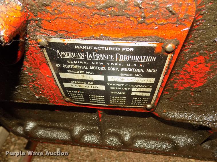 image for item DD2816 1958 American Lafrance ladder fire truck