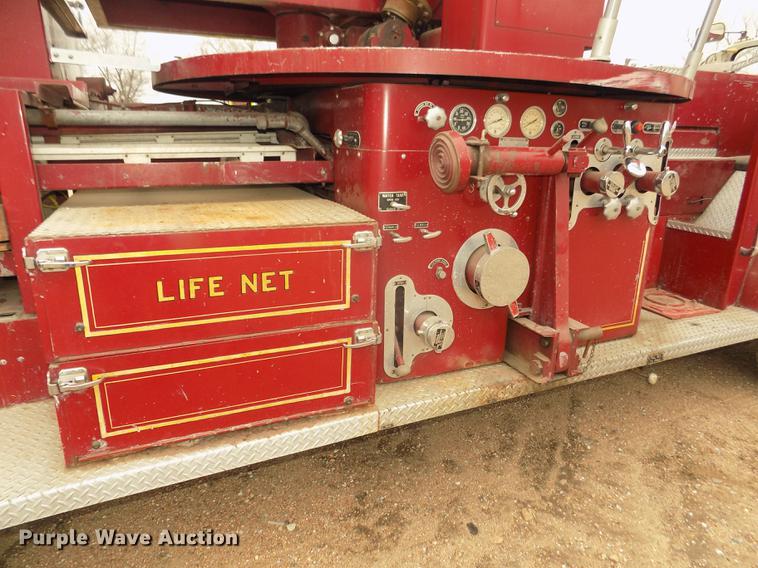 image for item DD2816 1958 American Lafrance ladder fire truck