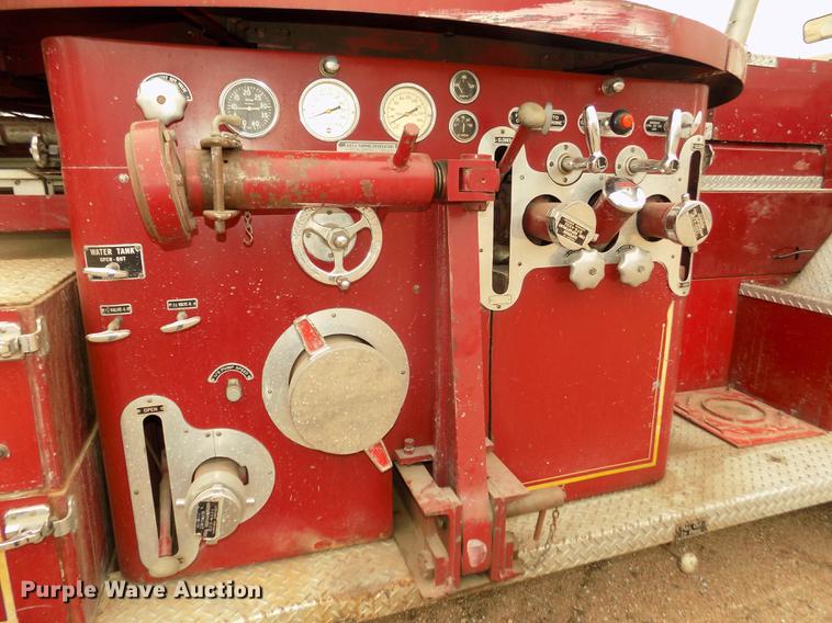 image for item DD2816 1958 American Lafrance ladder fire truck